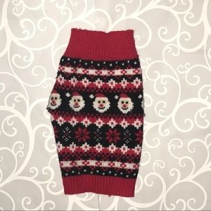 Dog Santa sweater clothes